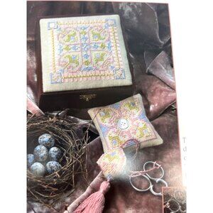 Queen Annes Lace Sewing Boxtop & Accessories Cross Stitch Pattern